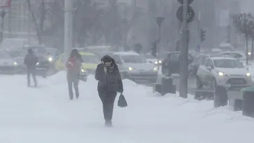 Cod galben de viscol transmis de ANM! 16 județe sunt vizate