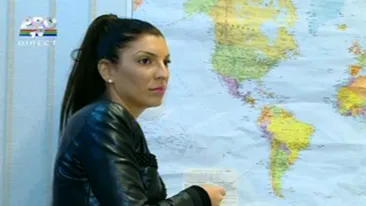 Dupa perlele Craiova e in Moldova si Romania se invecineaza cu Italia, Andreea Tonciu s-a pus pe invatat. Ia lectii de geografie, dar ii da batai de cap profesorului: Nu stiam ca Dambovita e un rau