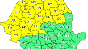 Alertă ANM! Au fost emise trei coduri galbene de ninsori însemnate cantitativ și strat de zăpadă consistent. Ce zone sunt afectate