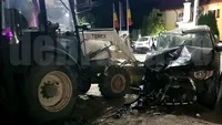 Accident teribil la Brăila. Un băiat de 21 de ani a murit după ce mașina condusă de prietenul lui a intrat într-un  buldoescavator parcat pe marginea șoselei