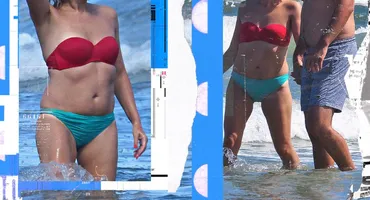 Imagini necenzurate cu Mirela Vaida în costum de baie. Am filmat-o pe plajă, de mână cu...
