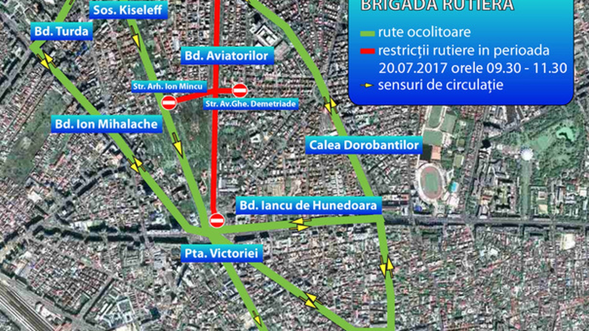 Restricţii de circulaţie în Capitală! Ce trasee trebuie evitate 