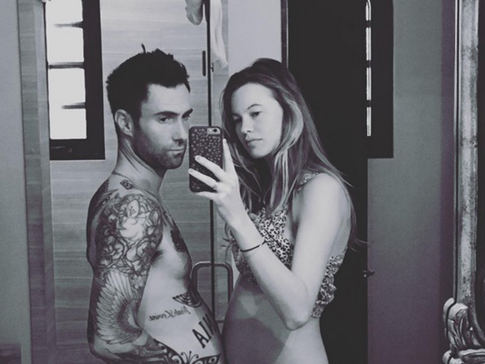 Adam Levine va deveni pentru a doua oară tată