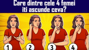 TEST IQ | Care dintre cele 4 femei îți ascunde cu siguranță ceva?
