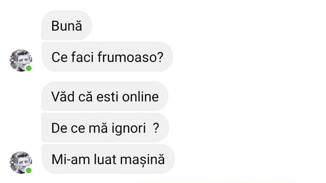 BANCUL ZILEI | "Văd că ești online, de ce mă ignori?"