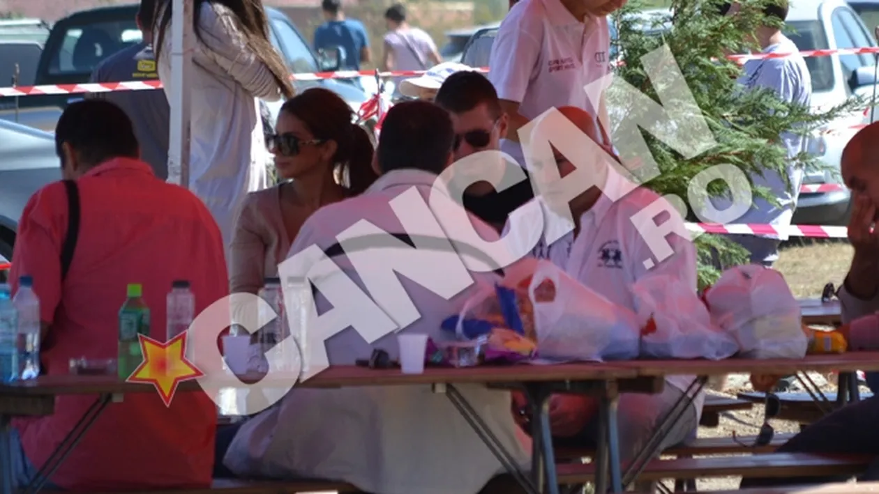 Paszkany si fiul lui Ioan Rus si-au dus iubitele la un concurs de echitatie