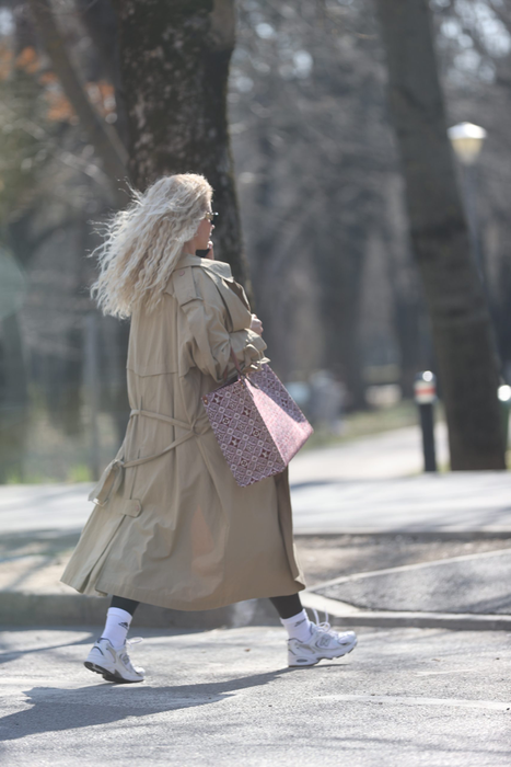 Andreea Bănică, după ce a ieșit de la salon (Foto: CANCAN.RO)