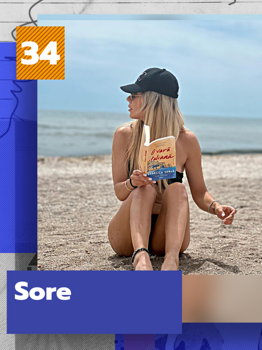 Top 40 vedete citind la plajă, în pozițiile cele mai provocatoare: Ce locuri ocupă Corina Caragea, Marina Dina sau Cristina Rus