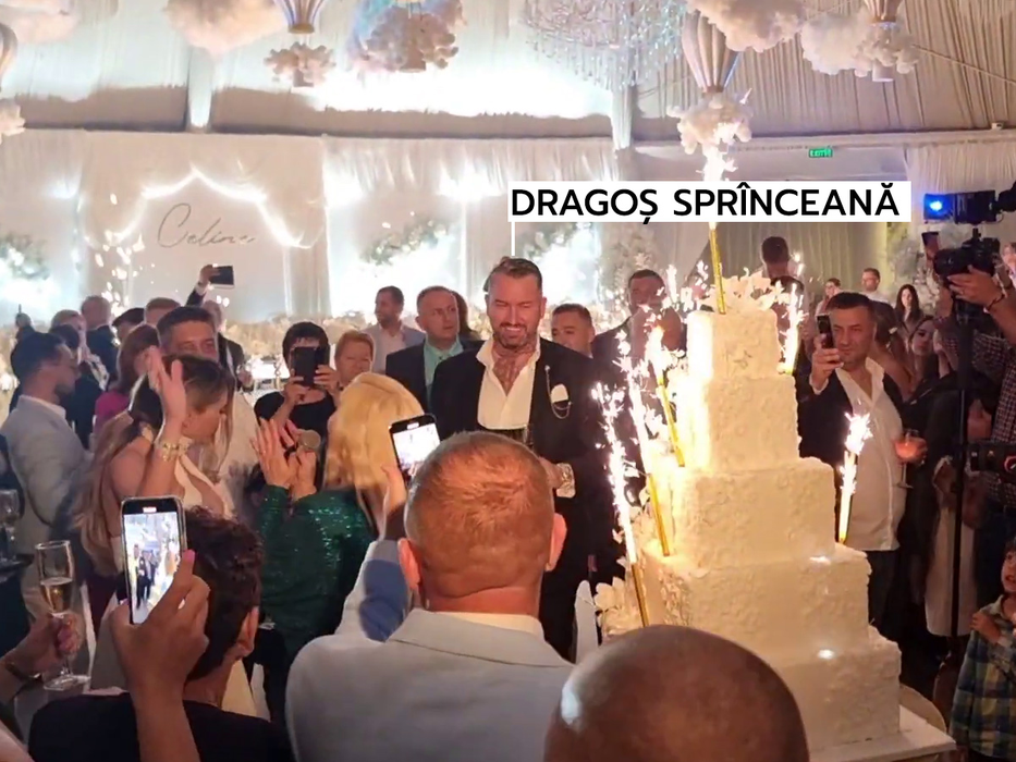 Dragoș Sprînceană, într-o formă de zile mari la botezul micuței Celine