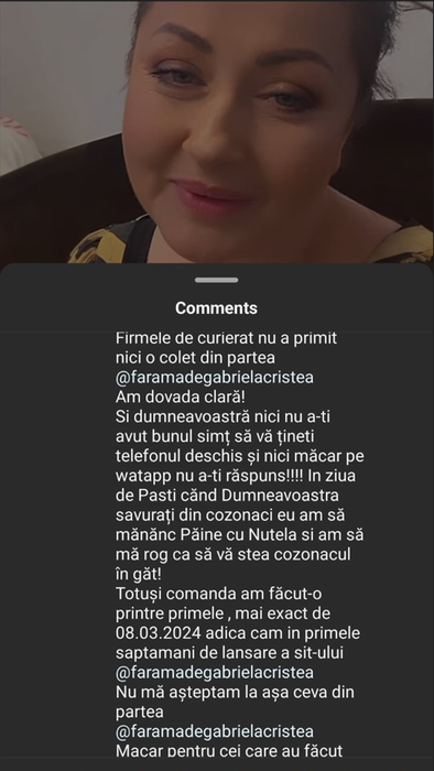 Oamenii au reacționat vehement la adresa Gabrielei Cristea