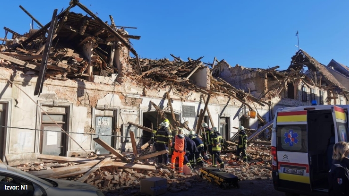 Croația, lovită de un cutremur puternic. Seismul cu magnitudinea de peste 6 s-a simțit și în Italia