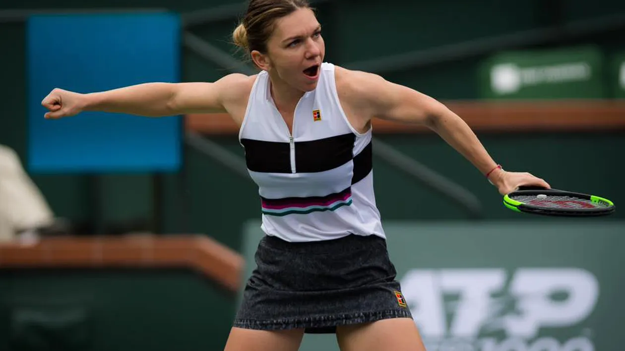 Ce a postat Simona Halep pe Facebook la ora 06.55 dimineața, după ce a învins-o pe Kateryna Kozlova și s-a calificat în optimi la Indian Wells