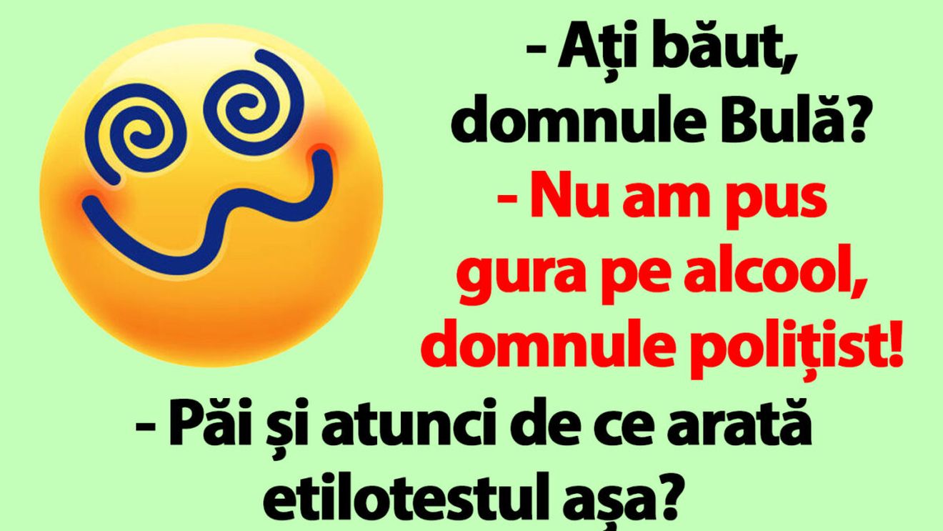 BANC | "Ați băut, domnule Bulă?"