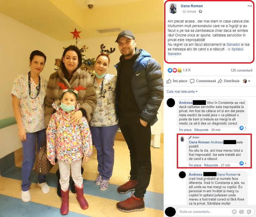 Oana Roman, susținută de Marius Elisei la spital, unde a ajuns fiica lor. Ce vești au primit azi de la medici