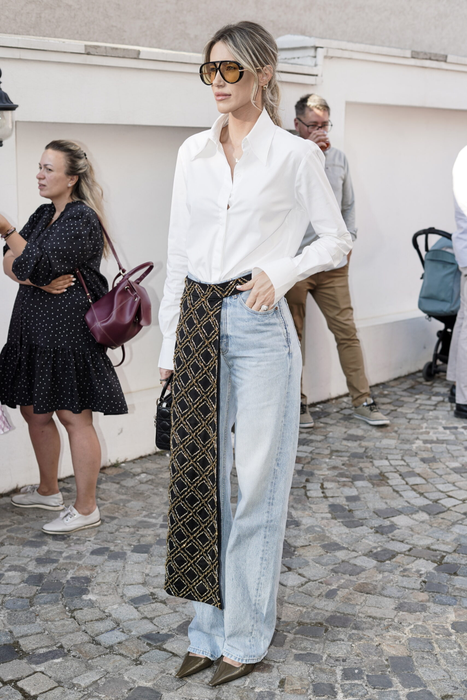 Ținuta Gabrielei Oțil la prezentarea de modă Fashion Premium Magazine /sursa: Mediafax.ro