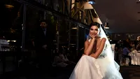 Nuntă surpriză! Alina Puşcaş, într-o rochie de mireasă spectaculoasă