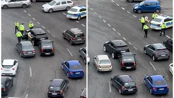 Avem imaginile cu Ana Morodan, când a fost oprită de Poliţie! Vizibil „avariată”, se clătina, s-a ţinut de maşină şi…