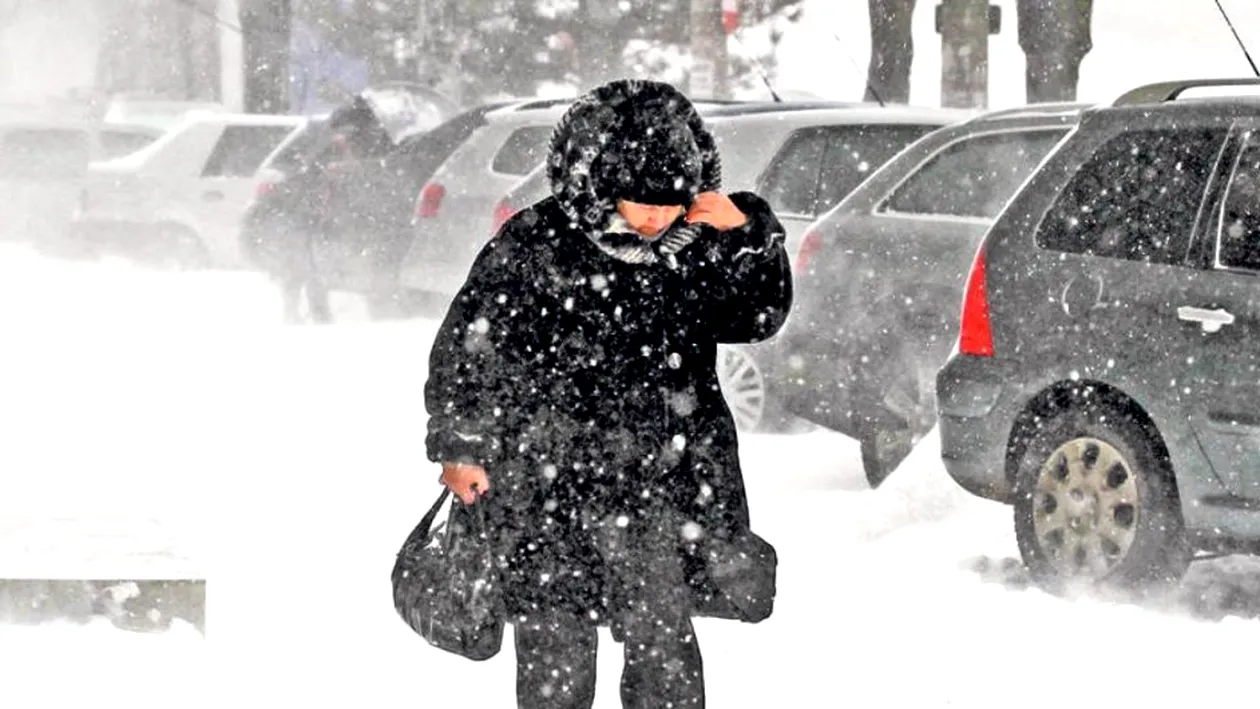 ANM a făcut anunțul astăzi! Temperaturi de -17 grade, viscol și ninsori în toată România