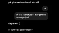 BANCUL ZILEI | Ne vedem diseară în față la statuie?