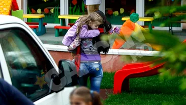 VIDEO Irinel, uite unde iti gasesti fiica! Irina a mers in aceasta dimineata la gradinita