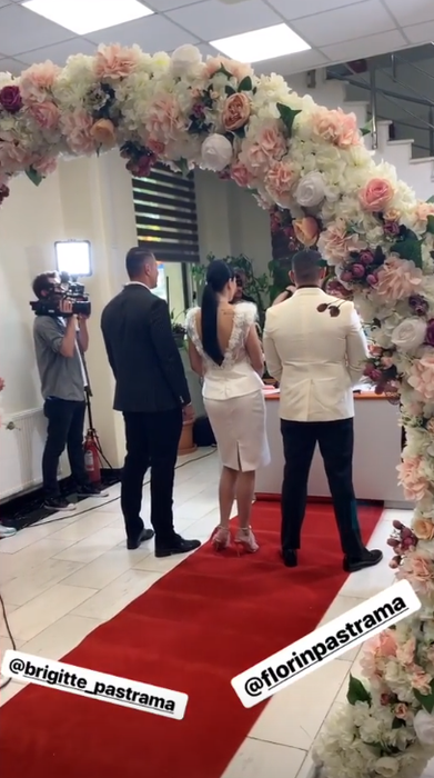 Cine a prins buchetul la nunta lui Brigitte cu Florin Pastramă. Nu o să îți vină să crezi