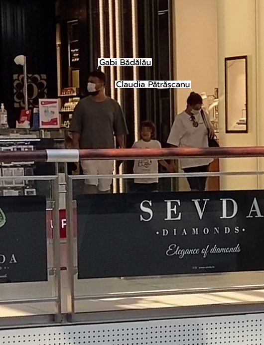 Claudia Pătrășcanu și Gabi Bădălău, în mall la Constanța, cu Nicholas și Gabriel, înainte de ultimul termen din procesul de divorț
