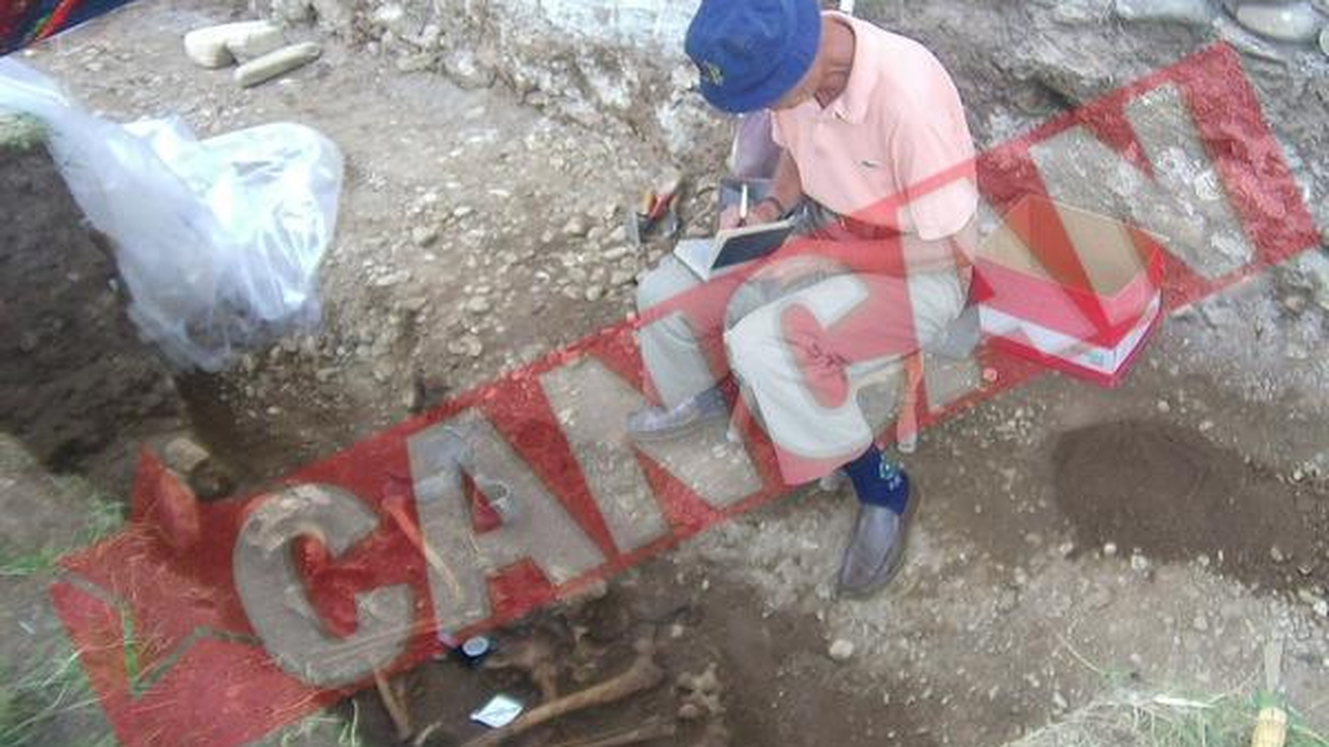 Schelet de 3.500 de ani, gasit in curtea unei biserici