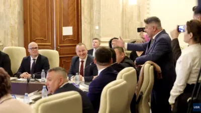 Scandal la dezbaterea bugetului MApN. Un ales al Opoziției a dat buzna în ședință: „Miruță a făcut armata?”