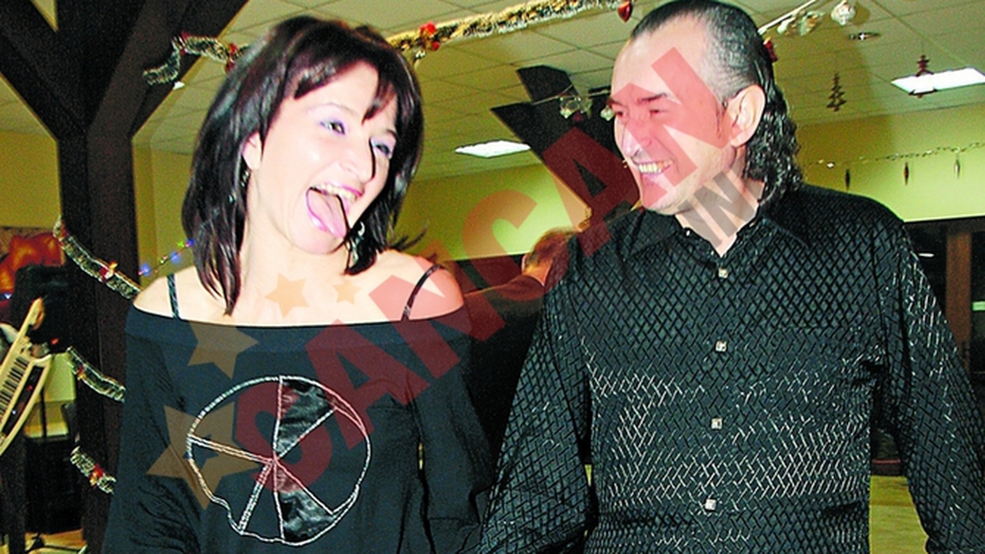 Ce limba mare are sotia lui Miron Cozma!