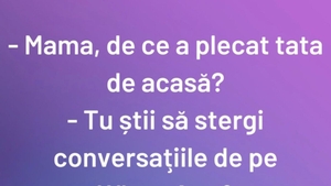 BANCUL DE LUNI | "Mama, de ce a plecat tata de acasă?"