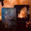 Incendiu de proporții în Giurgiu! Focul s-a extins la patru gospodării