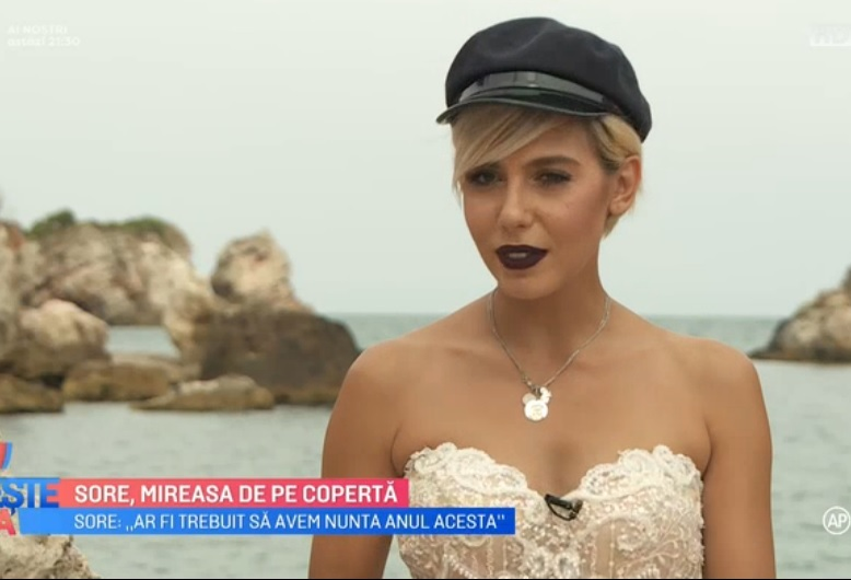 Sore a îmbrăcat deja rochia de mireasă, chiar dacă nu a ajuns încă în faţa altarului