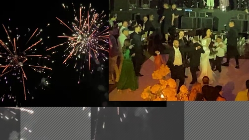 Au încununat nunta regească: spectacol incredibil de artificii! Florin Salam și soția lui au pregătit un moment surpriză pentru cei 250 de invitați!