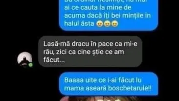BANC | Nu mai ai ce căuta la mine, dacă îți bei mințile în halul ăsta. Uite ce i-ai făcut lu' mama aseară!