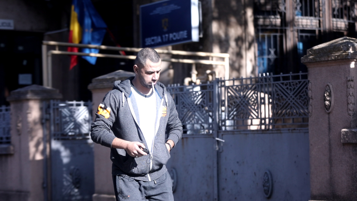 Alex Ashraf a fost audiat la Poliție după incident (Foto: CANCAN.RO)