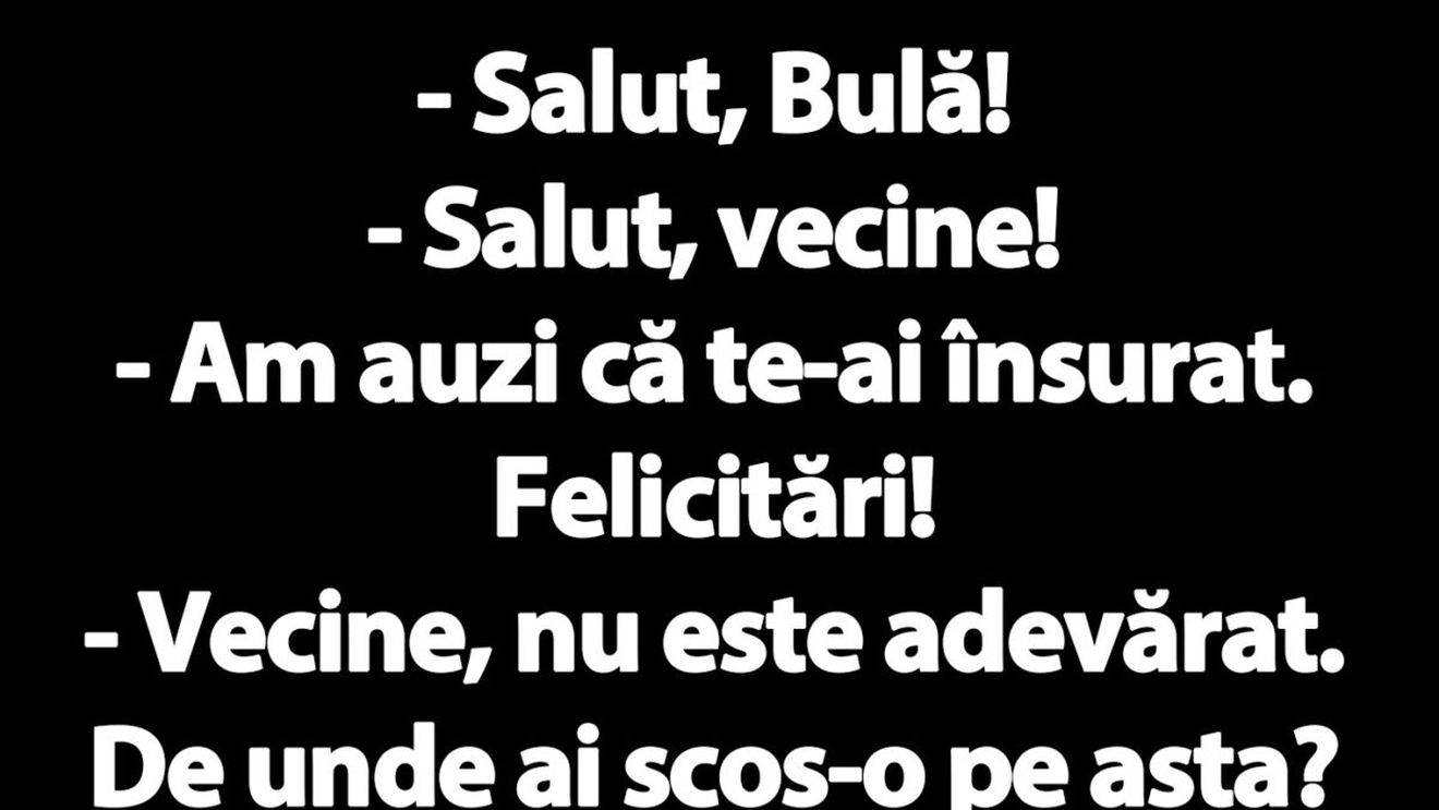 BANC | Bulă, livratorul nepalez și vecinul băgăcios
