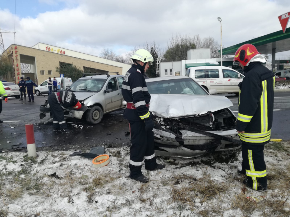 Accident cu șase răniți, la ieșirea din Slobozia spre Urziceni, pe DN2A