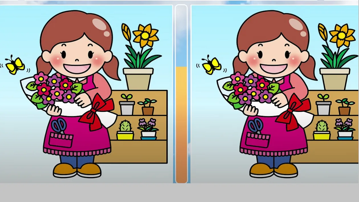 Test de logică | Aceste 2 poze par identice, dar nu sunt. Găsiți cele 3 diferențe în 15 secunde!