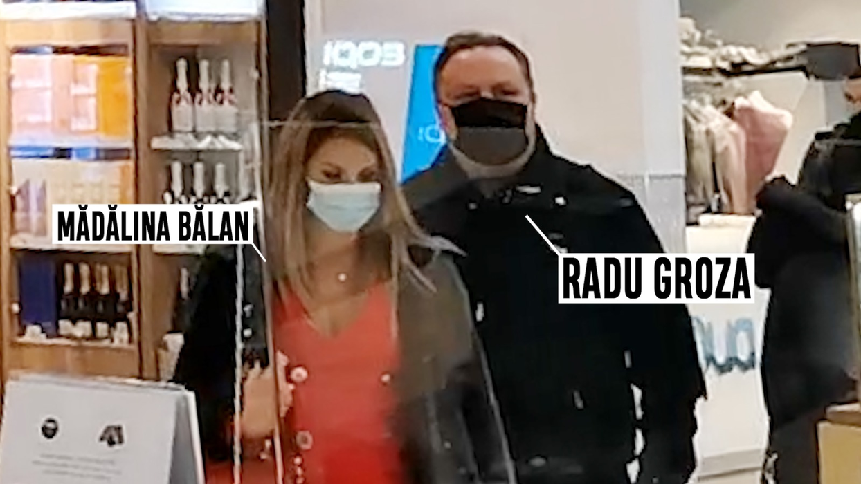 Mădălina Bălan și Radu Groza, într-o plimbare la mall