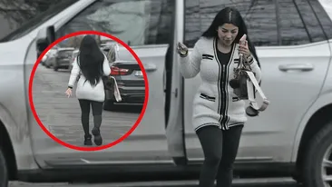 Marymar a dat peste cap audiența, asortată perfect cu Cadillac-ul. Până și Kim Kardashian ar fi invidioasă