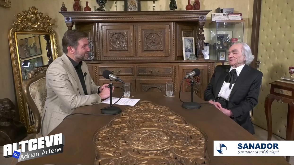 Podcastul poate fi urmărit integral pe canalul de YouTube ”ALTCEVA cu Adrian Artene” / (Sursa: Captură video)