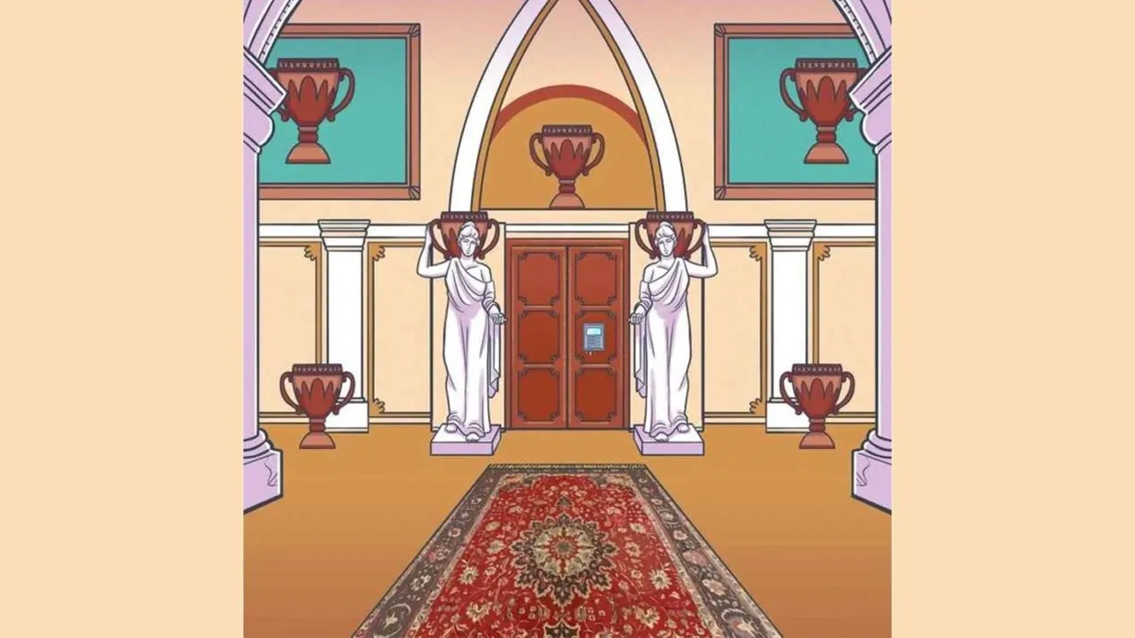 Test IQ exclusiv pentru genii | Găsiți codul secret pentru a deschide ușa, folosindu-vă de indiciile din imagine