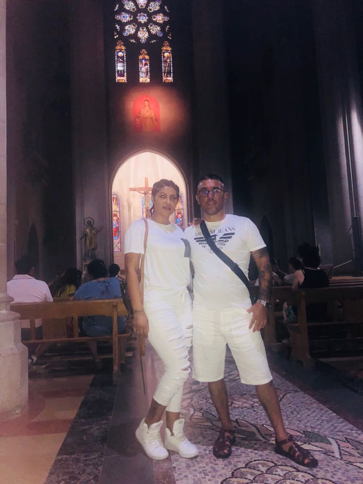 Costel Corduneanu și soția sa, într- vacanță de lux în Barcelona