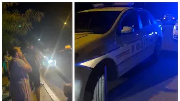 VIDEO. Scandal în trafic, la Craiova. Polițiștii au intervenit de urgență, pentru a calma două grupări rivale