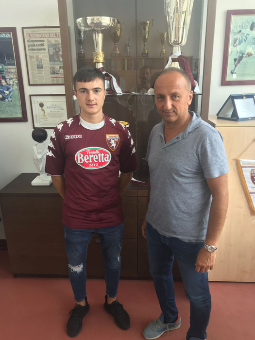 Ajutat de Mihai Trăistaru, Enrichi Finica a semnat cu FC Torino, din Serie A