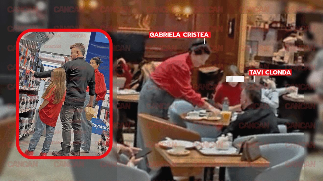 Gabriela Cristea şi Tavi Clonda au marcat sfârşitul furtunii cu o prăjitură în mall! Codul roșu a trecut, dar de tentații n-au scăpat!