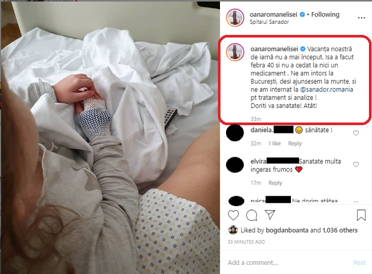 Oana Roman, de urgență la spital cu fiica sa. Ce diagnostic a primit Isa