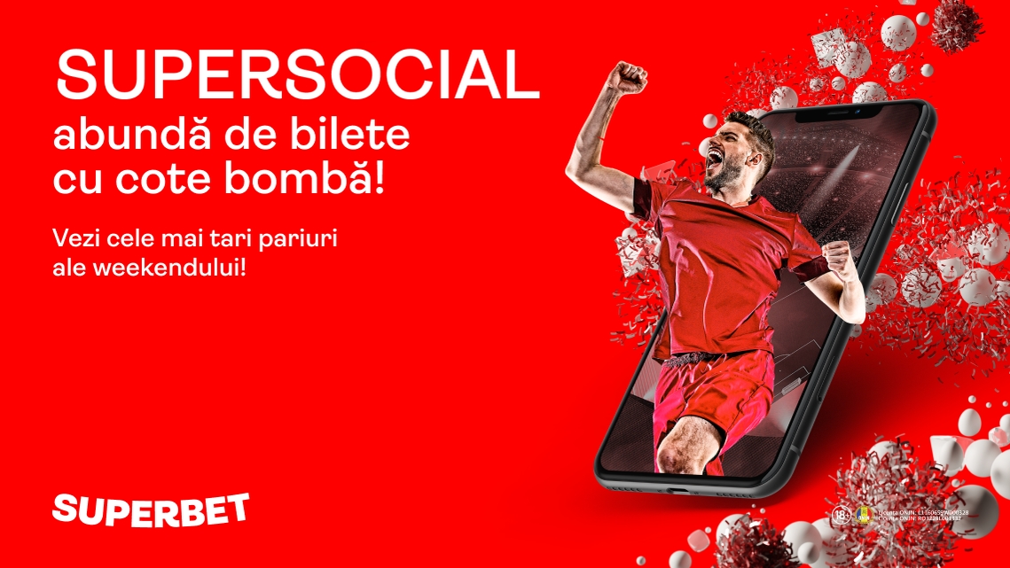 SuperWeekend de pariuri în SuperSocial! Vino online și inspiră-te de la cei mai buni!