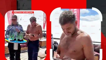 Cristian Boureanu, direct din Survivor la „bronz” în Sinaia. Licoarea lui Bachus l-a încins la Cota 2000