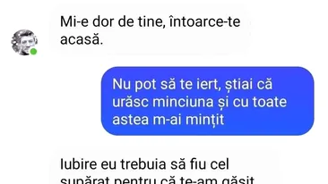 BANC | ”Mi-e dor de tine, întoarce-te acasă!”